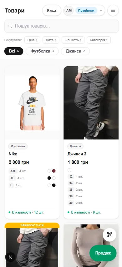 Робочий профіль працівника
